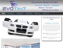 Tablet Screenshot of evotint.com